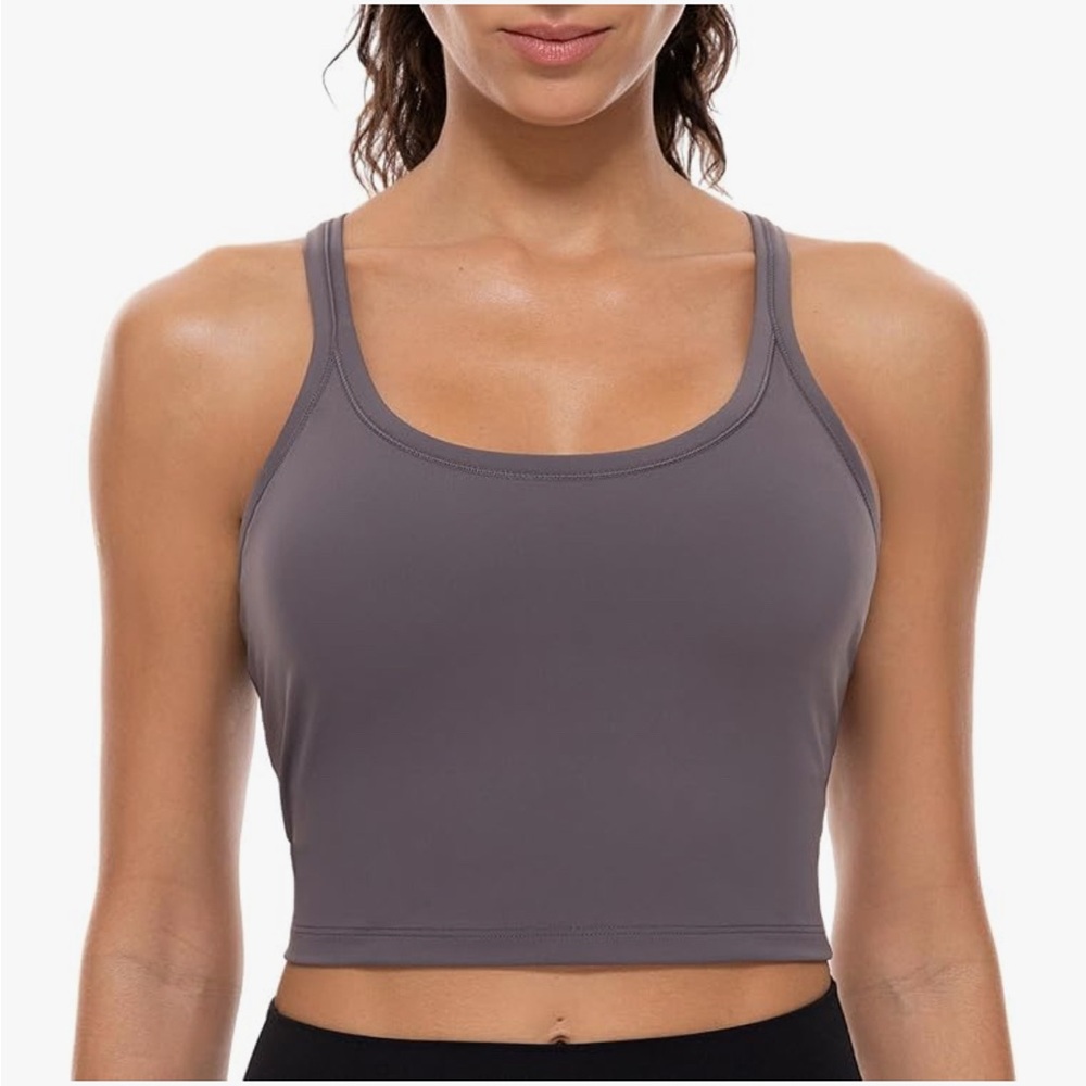 Women's Gray Sports Bra